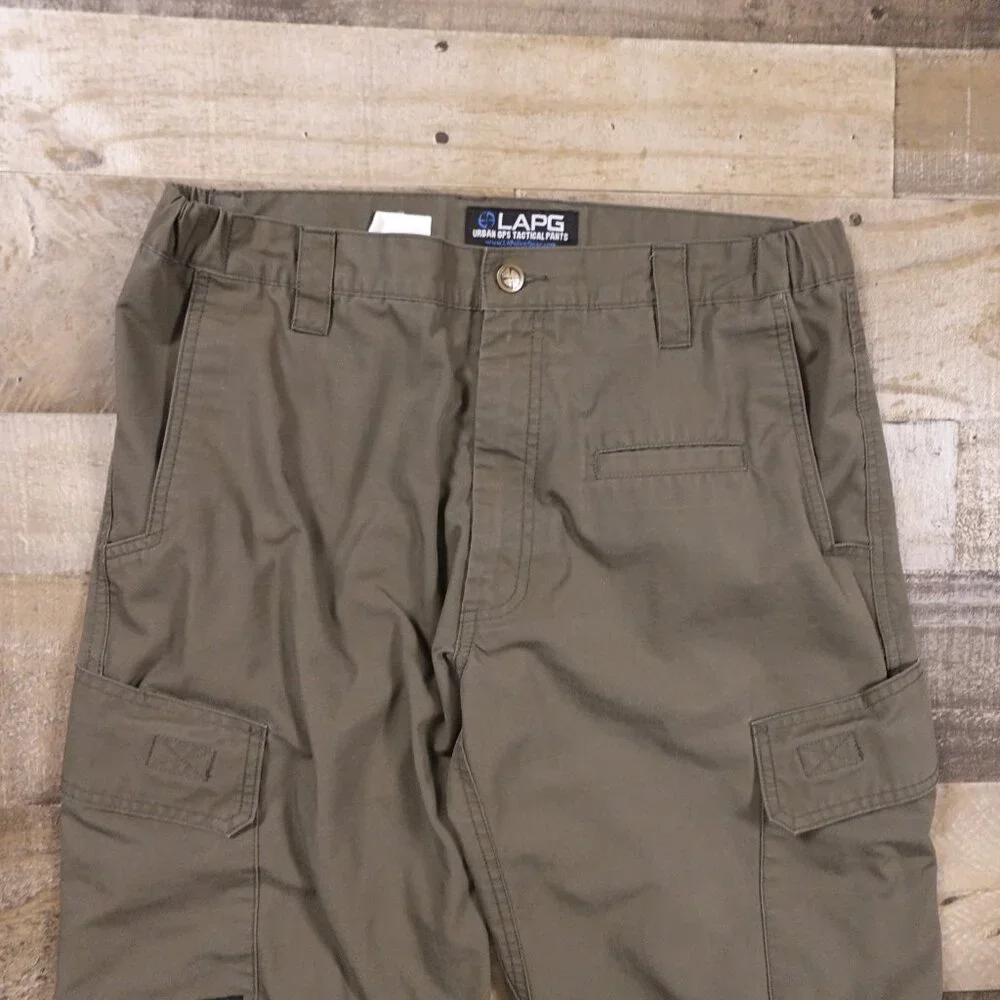 LA Police Gear‎ Urban Ops Tactical Pants – Men's 34x32 Olive Green - Picture 2 of 12